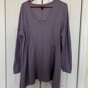 Torrid Lavender V-Neck Tunic